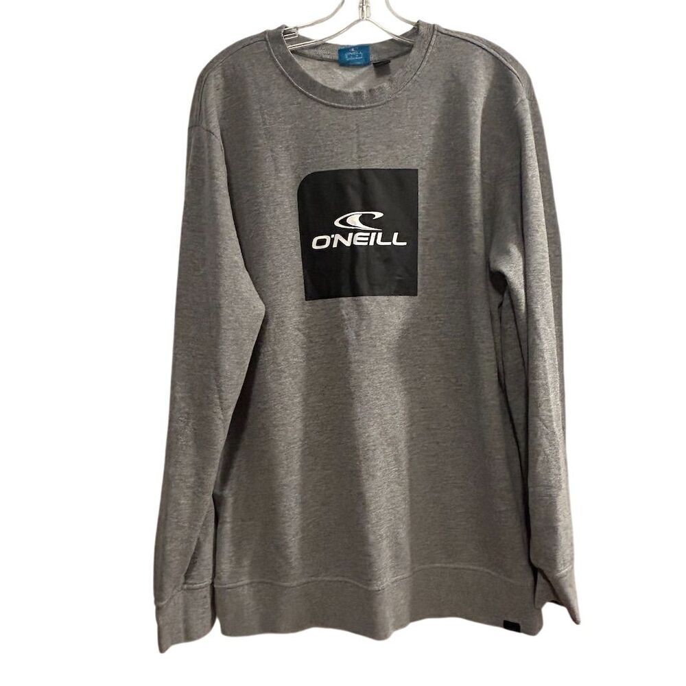 O'Neill Men's XL Gray Crew Neck Sweatshirt Long Sleeve‎ Casual